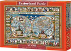 Puzzle Castorland Mapa świata, 1639 rok 2000 elementów (5904438200733)