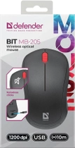 Миша Defender Bit MB-205 Wireless Black (4745090823264) - зображення 6