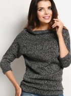 Sweter damski ciepły Awama A121 S/M Grafitowy (5902360510890) - obraz 6