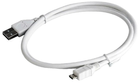 Kabel Cablexpert USB 2.0 - MicroUSB 5pin 1 m (CCP-mUSB2-AMBM-W-1M) - obraz 2