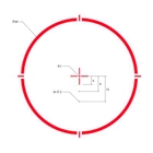 Коллиматорный прицел Sig Sauer Romeo 4H RD Ballistic Circle Quadple 0.5 MOA ADJ Graphite (SOR43012) - изображение 2