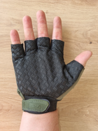 Тактические перчатки без пальцев Mechanix Mpact Олива 2XL - изображение 5