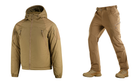 M-tac комплект тактична куртка Soft Shell штани тактичні койот M - зображення 1