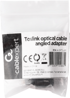 Adapter optyczny Cablexpert Toslink kątowy (A-OPTL-01) - obraz 5
