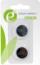 Літієві батарейки EnerGenie CR1620 2 шт (EG-BA-CR1620-01) - зображення 1