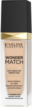 Podkład nawilżający Eveline Cosmetics Wonder Match 16 Light Beige luksusowy dopasowujący się 30 ml (5901761985184) - obraz 1