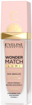 Тональна основа для обличчя Eveline Cosmetics Wonder Match Lumi 10 Vanilla розкішна освітлювальна 30 ml (5903416043423) - зображення 1
