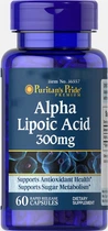 Натуральная добавка Puritan's Pride Alpha Lipoic Acid 300 мг