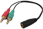 Kabel Cablexpert CCA-418 3.5 mm F - 2 x 3.5 mm M (CCA-418) - obraz 2