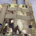 Армейский подсумок на 3 магазина, WINTAC, сумка на 3 магазина для АК, Мультикам, Cordura 1000D - изображение 7