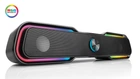Колонки REAL-EL S-180 black (саундбар з динамічним RGB підсвічуванням)