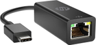 Адаптер USB-C/RJ45 HP 4Z534AA Чорний (196188550175) - зображення 1