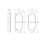 Тормозные колодки Bosch 0 986 424 289
