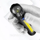 Ліхтар ручний 2в1 акумуляторний з USB, ZOOM і бічним світлом, BL-C63 + Кейс/ Потужний ліхтарик