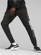 Спортивні штани чоловічі Puma Ess+ Logo Lab Sweatpants Fl Cl 67592001 M Чорні (4099683775097) - зображення 3