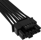 Kabel zasilający Corsair PSU 12+4 PCIe 5.0 12V 600W 0.5 m Black (840006694519) - obraz 2