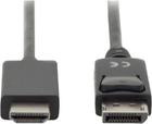 Kabel Digitus DisplayPort 1.2 – HDMI 4K 60Hz UHD 3 m Black (4016032438601) - obraz 2