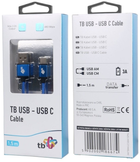 Kabel TB USB Type-A – USB Type-C 2 m Blue (5902002117999) - obraz 3