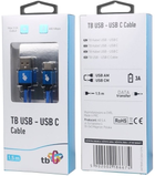 Kabel TB USB Type-A – USB Type-C 1.5 m Blue (5902002186674) - obraz 3