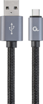 Kabel Gembird USB Type-A – USB Type-C 1.8 m Black (8716309100748) - obraz 1