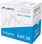 Kabel Lanberg UTP Cat 5e 305 m Grey (5901969414332) - obraz 1