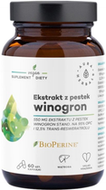 Дієтична добавка Aura Herbals Екстракт виноградних кісточок 550 мг 60 капсул (5902479613956) - зображення 1