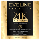 Krem do twarzy Eveline Cosmetics Prestige 24k Snail&Caviar regenerujący przeciwzmarszczkowy 50 ml (5903416000273) - obraz 1