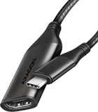 Adapter Axagon USB Type-C – HDMI 2.0 4K 60 Hz Aluminum 0.25 m Black (8595247907141) - obraz 1