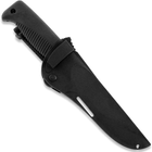 Нож Peltonen M07, покрытие cerakote black, черный, черный композитный чехол (FJP125) - изображение 4