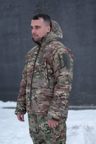 Чоловіча тактична куртка з підкладкою Omni-Heat мультикам з липучками під шеврони L - зображення 4