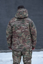 Мужская тактическая куртка с подкладкой Omni-Heat мультикам с липучками под шевроны L - изображение 6