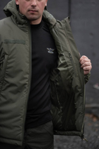 Мужская зимняя Куртка Thermo-Loft с Липучками под шевроны олива S - изображение 7