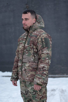 Мужская тактическая куртка с подкладкой Omni-Heat мультикам с липучками под шевроны 3XL - изображение 4