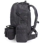 Тактический рюкзак Silver Knight мод 213 40+10 литров черный - изображение 2
