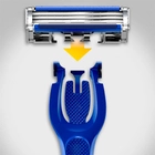 Golarka męska (maszynka do golenia) Gillette Blue 3 Hybrid z 9 wymiennymi wkładami (7702018537778) - obraz 4