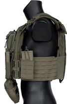 Плитоноска тактическая Armadillo военный жилет разгрузочный быстросъемный Хаки комплект 3 (G5-3K) - изображение 3