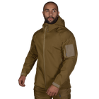 Куртка тактическая демисезонная мужская для силовых структур Stalker SoftShell Койот (7346), XXL - изображение 2