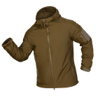 Куртка тактична демісезонна чоловіча для силових структур Stalker SoftShell Койот (7346), XL - зображення 1