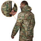 Куртка тактическая демисезонная мужская для силовых структур CM Stalker SoftShell Мультикам (7089), S - изображение 3