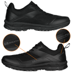 Кросівки тактичні демісезонні універсальні для охоронних структур Carbon Pro Чорні (7238), 46 - зображення 2