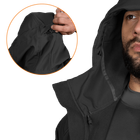 Куртка тактическая демисезонная мужская для силовых структур Stalker SoftShell Черная (7226), XL - изображение 6