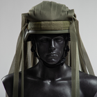 Накидка на голову или шлем маскировочная тактическая универсальная для силовых структур Олива (OR.M_600) - изображение 6