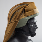 Накидка на голову или шлем маскировочная тактическая универсальная для силовых структур Хаки + Койот (OR.M_600) - изображение 6