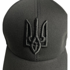 Кепка тактична чорна, кепка військова, кепка з гербом - зображення 5