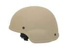 Страйкбольный шлем MICH 2000 версия "light" – COYOTE [8FIELDS] (для страйкбола) - изображение 2