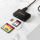 Кардрідер Transcend TS-RDF8K2 USB3.1 Gen1 All-in-1 Multi Card Reader SD/microSD/CF - зображення 5