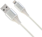 Kabel Cablexpert USB - Apple Lightning 1 m Biały (CC-USB2B-AMLM-1M-BW2) - obraz 1