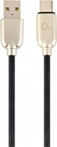 Kabel Cablexpert USB - USB Type-C 1 m Czarny (CC-USB2R-AMCM-1M) - obraz 1
