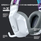 Słuchawki bezprzewodowe Logitech Lightspeed RGB Gaming Headset G733 White (981-000883) - obraz 6