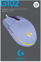Миша Logitech G102 Lightsync USB Lilac (910-005854) - зображення 16